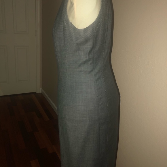 Lafayette 148 Sleeveless Wool Knee Length Dress - Picture 2 of 9